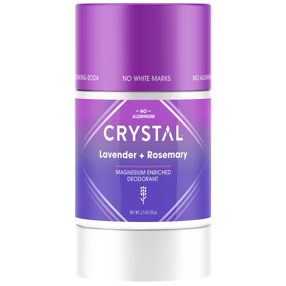 Crystal Magnesium Enriched Lavender & Rosemary Deodorant 70g