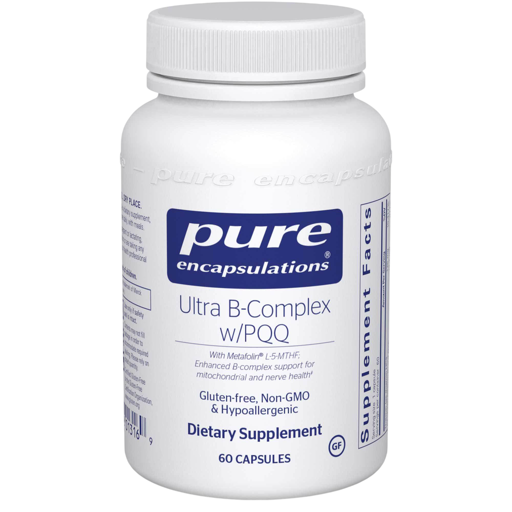 Pure Encapsulations Ultra B-Complex w/PQQ 60 capsules