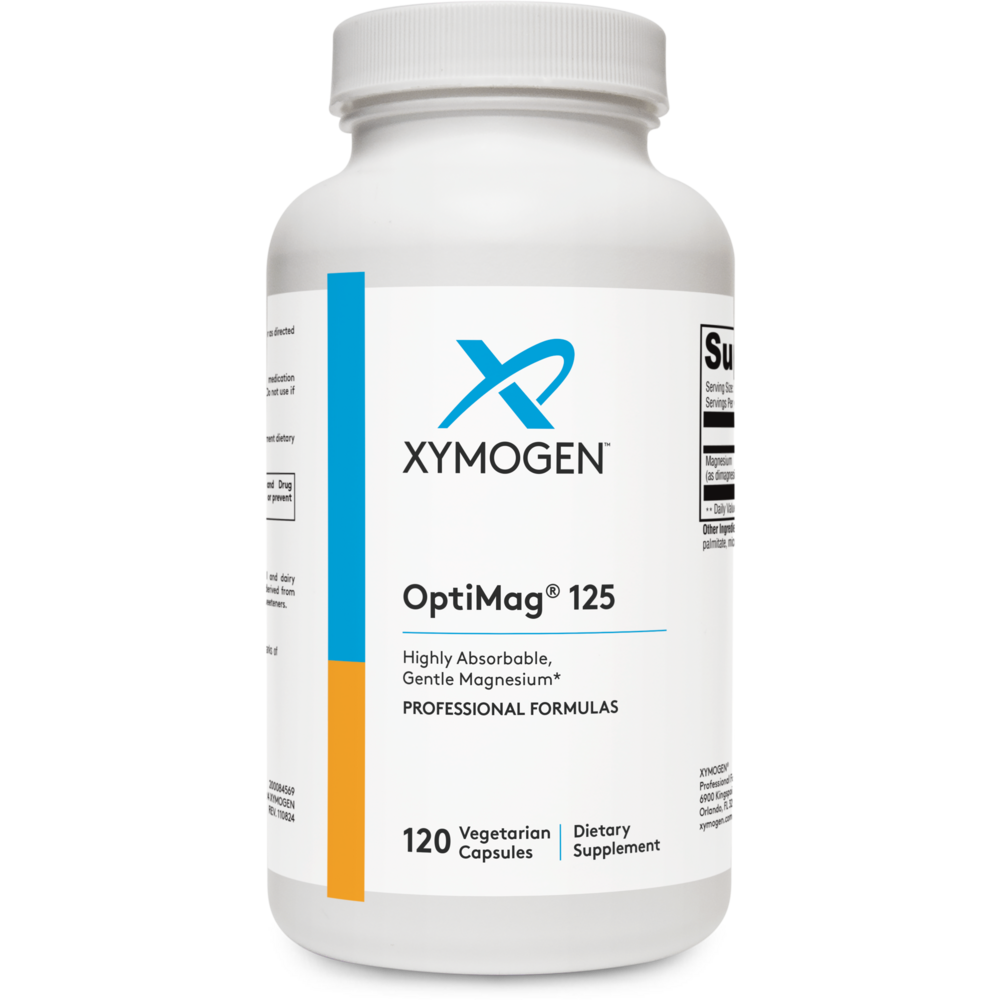XYMOGEN OptiMag 125 (Magnesium) 120 capsules