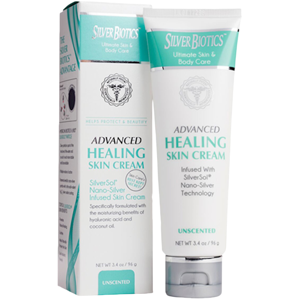 American BioTech Labs Silver Biotics Skin Cream Unscented 3.4oz