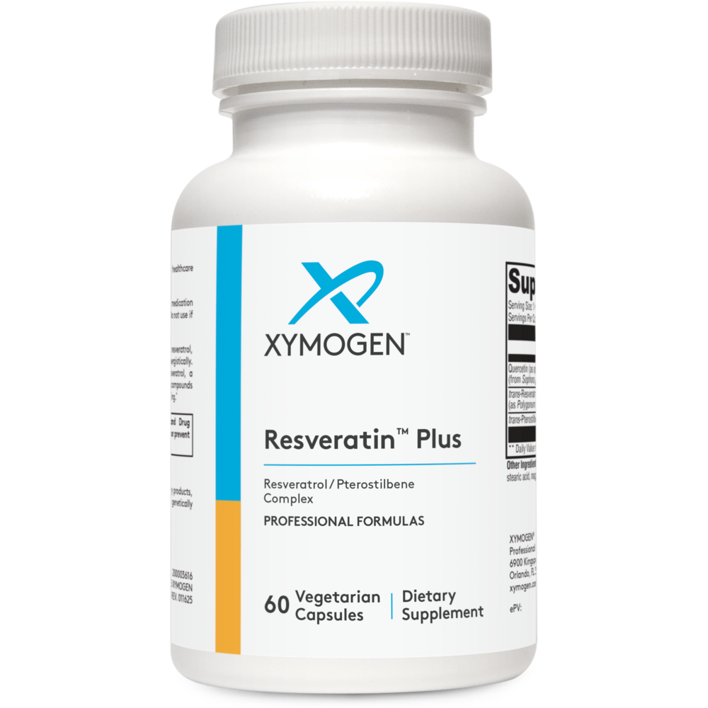XYMOGEN Resveratin Plus (Resveratrol) 60 capsules