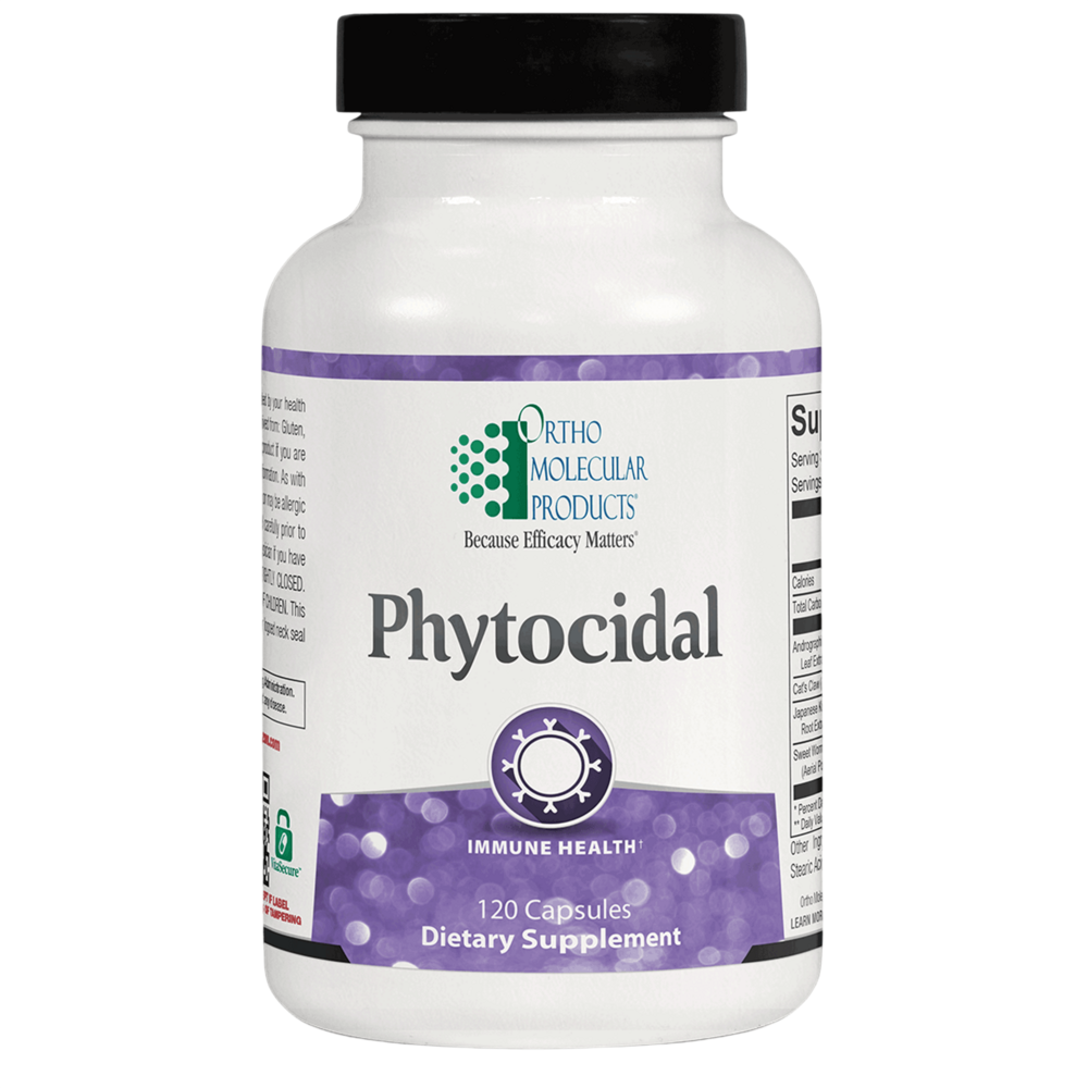 Ortho Molecular Products Phytocidal – Immune & Antioxidant Support – 120 Capsules