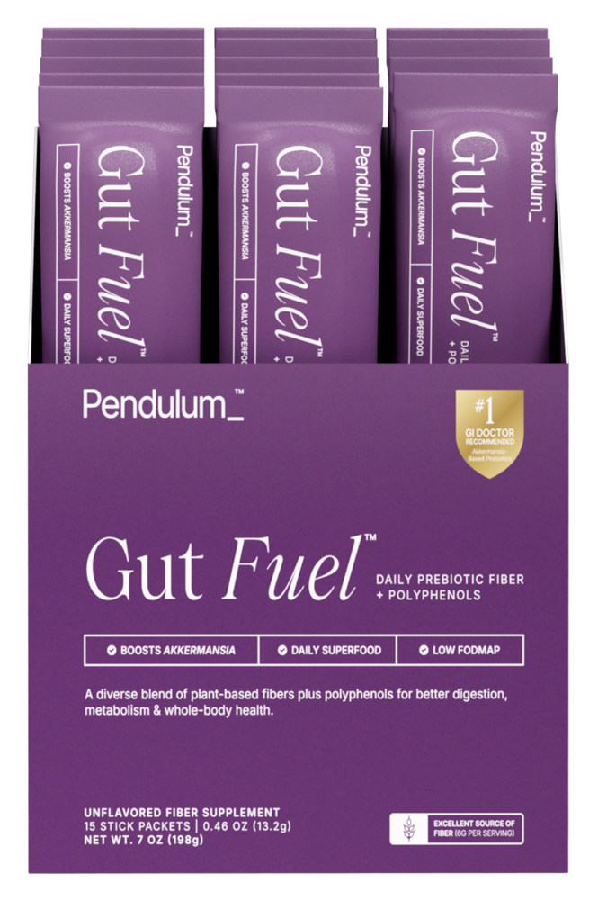 Pendulum Gut Fuel (Daily Prebiotic Fiber + Polyphenols) 15 packets