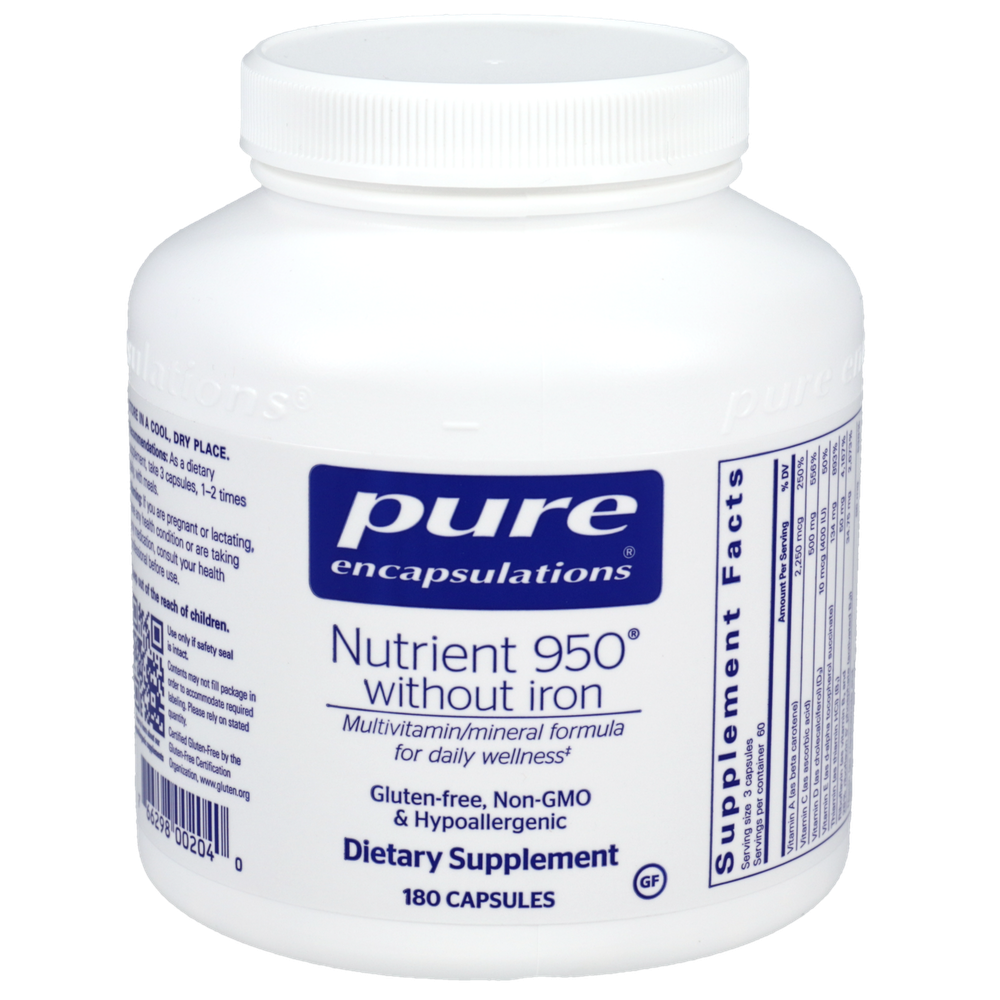 Pure Encapsulations Nutrient 950 W/O Iron 180 capsules