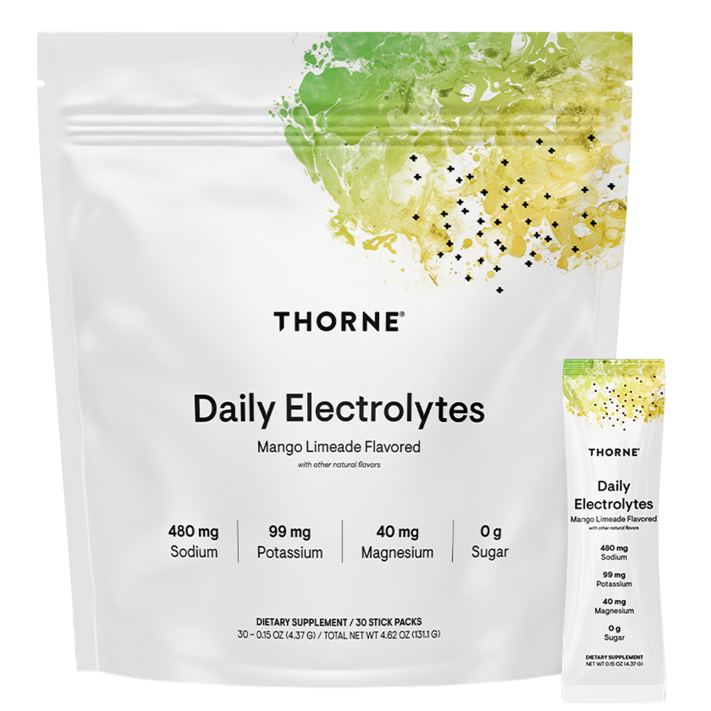 Thorne Daily Electrolytes Mango Limeade Flavored 30 packets