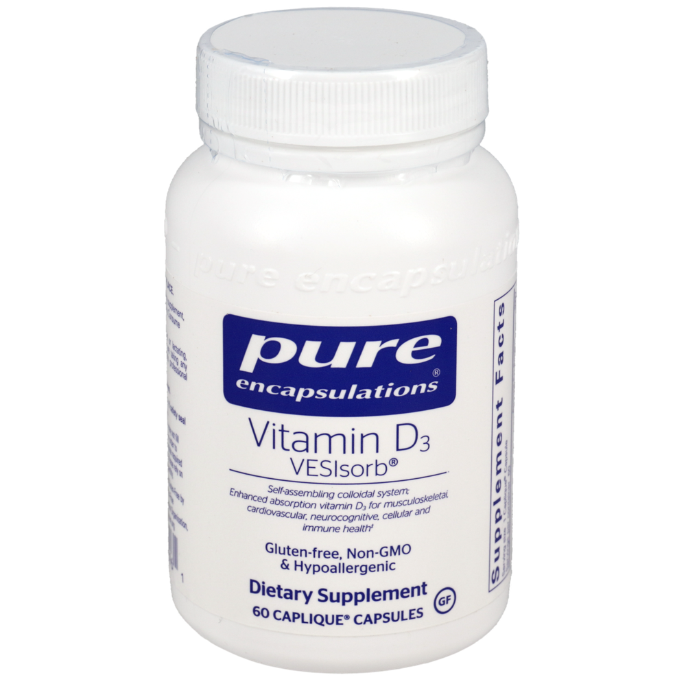 Pure Encapsulations Vitamin D3 VESIsorb 60 capsules