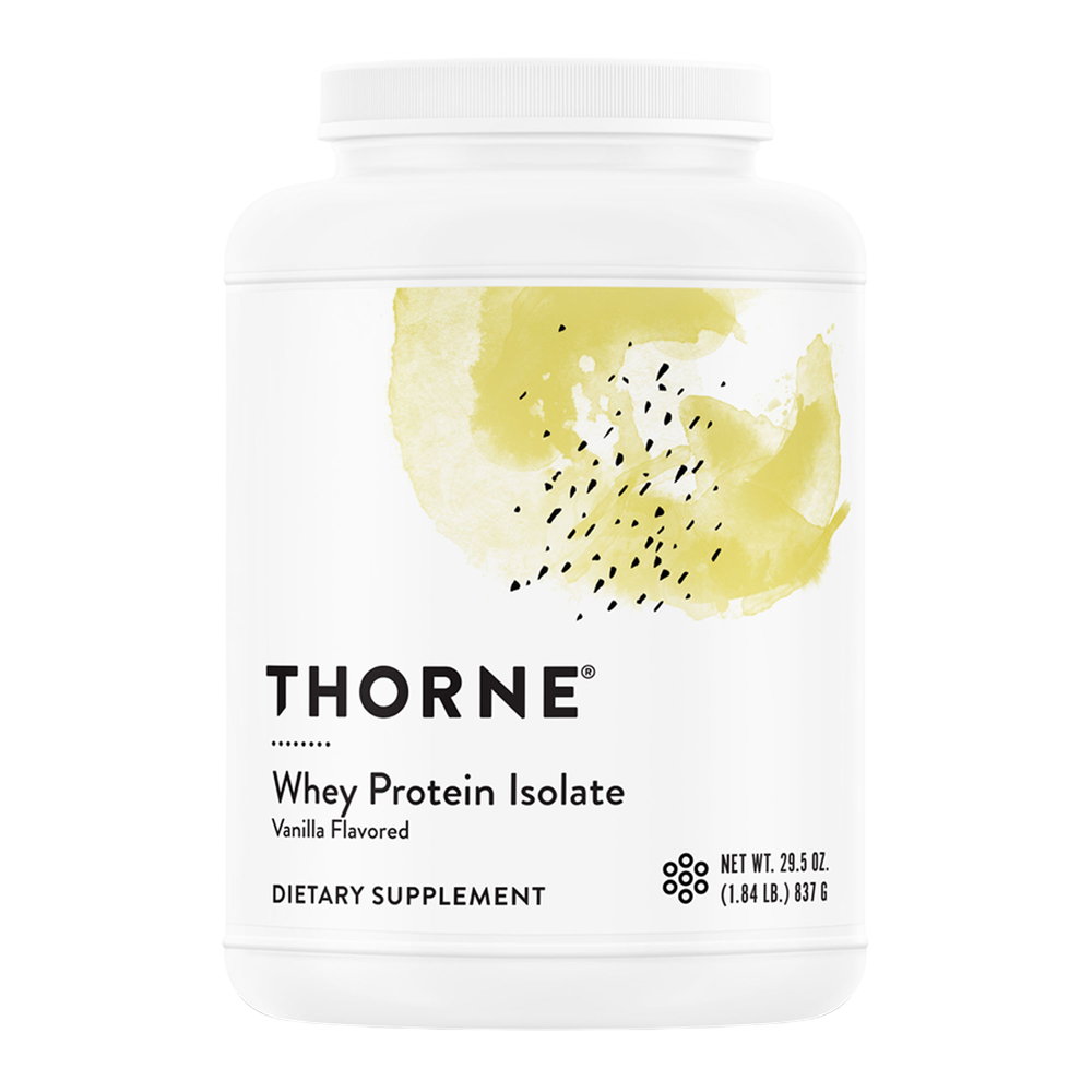 Thorne Whey Protein Isolate Van NSF 30 servings