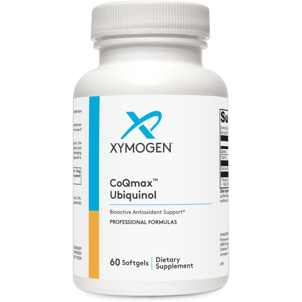 XYMOGEN CoQmax Ubiquinol (Coenzyme Q10) 60 softgels