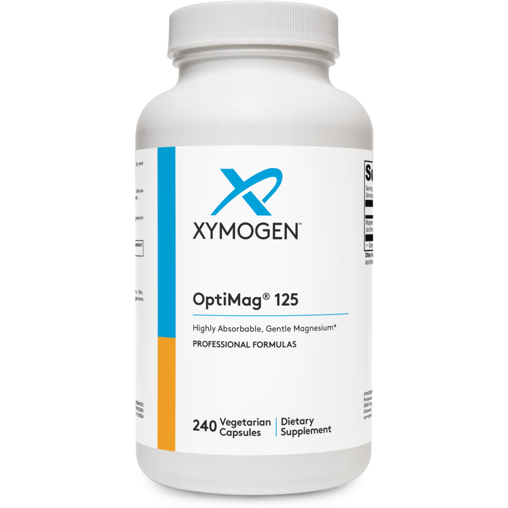 XYMOGEN OptiMag 125 (Magnesium) 240 capsules