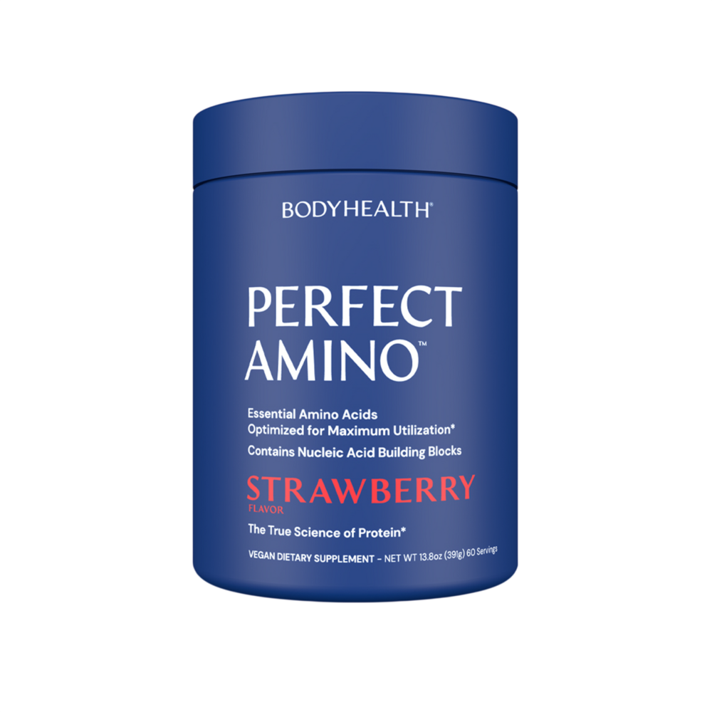 BodyHealth PerfectAmino Powder, Strawberry 391 Grams