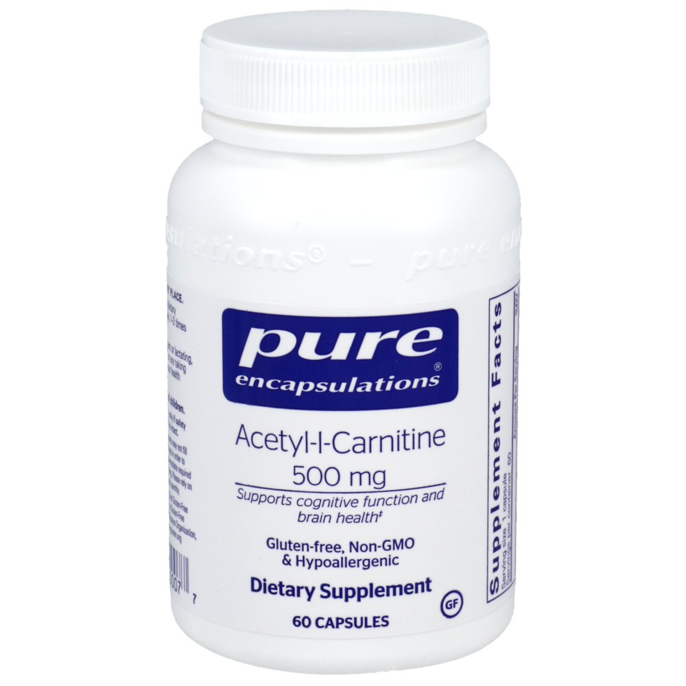 Pure Encapsulations Acetyl-L-Carnitine 500mg 60 capsules