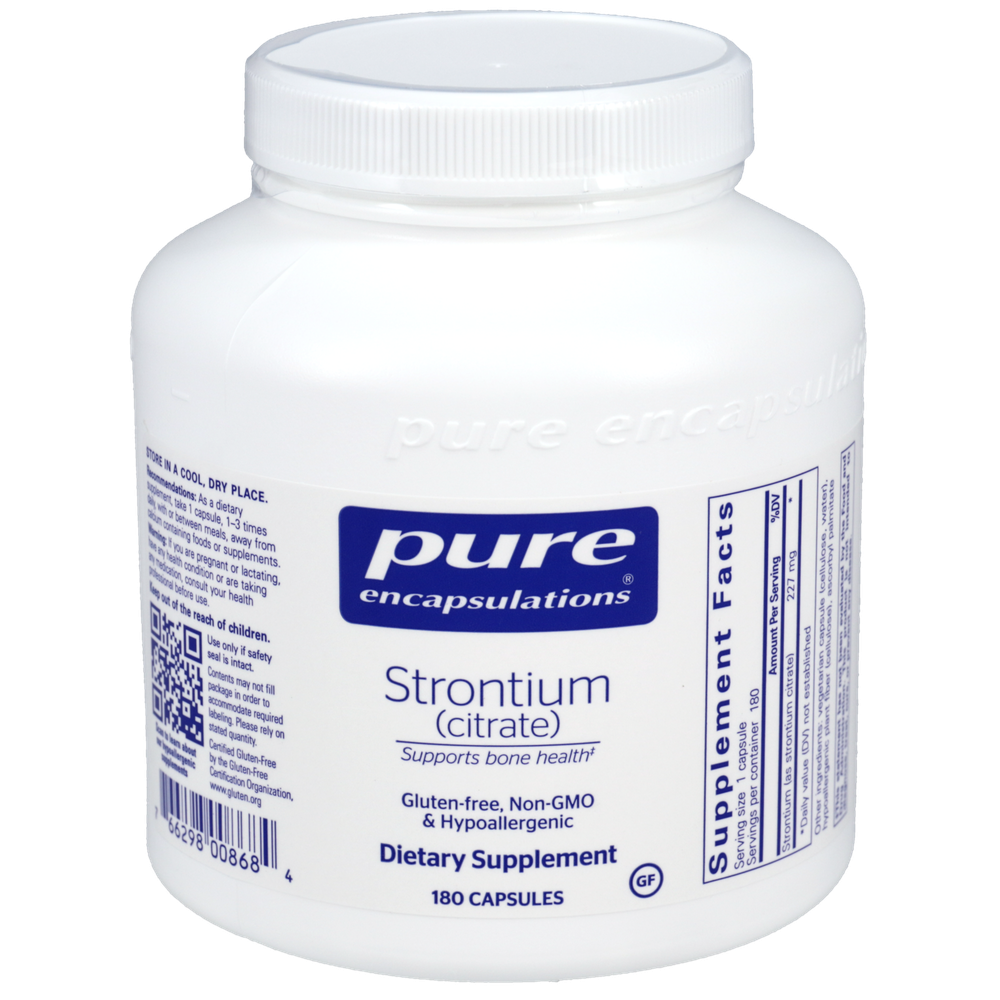Pure Encapsulations Strontium (Citrate) 180 capsules