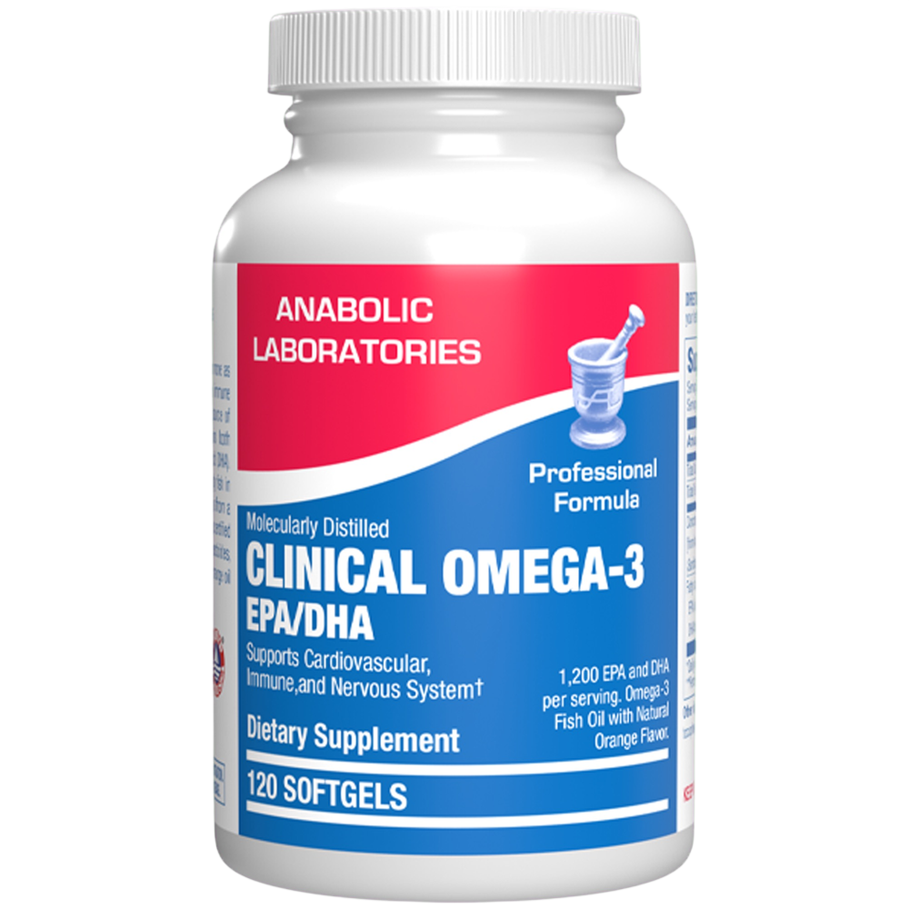 Anabolic Laboratories Clinical Omega-3 EPA/DHA 120 Softgels