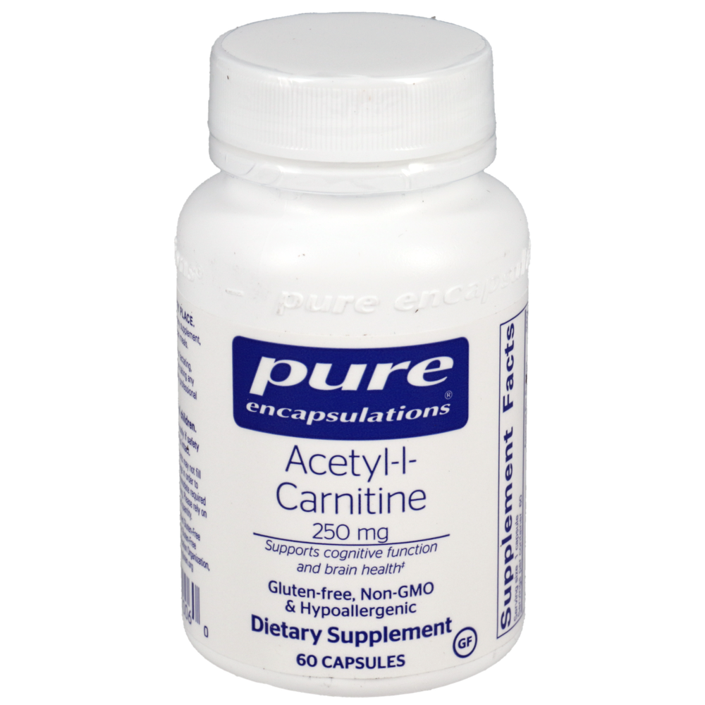 Pure Encapsulations Acetyl-L-Carnitine 250mg 60 capsules