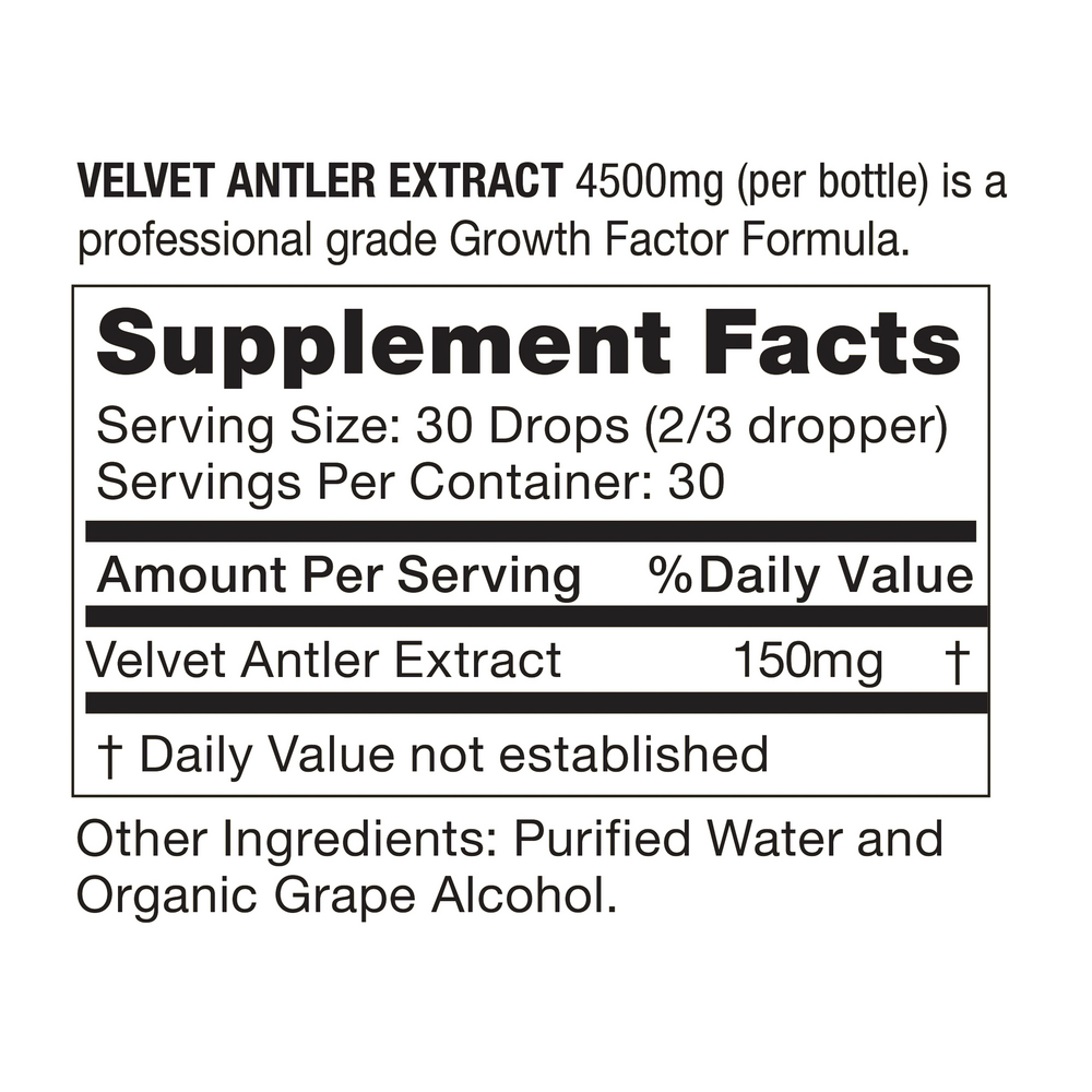 BioProtein Technology Velvet Antler Extract (VAE) 4500 30 Milliliters
