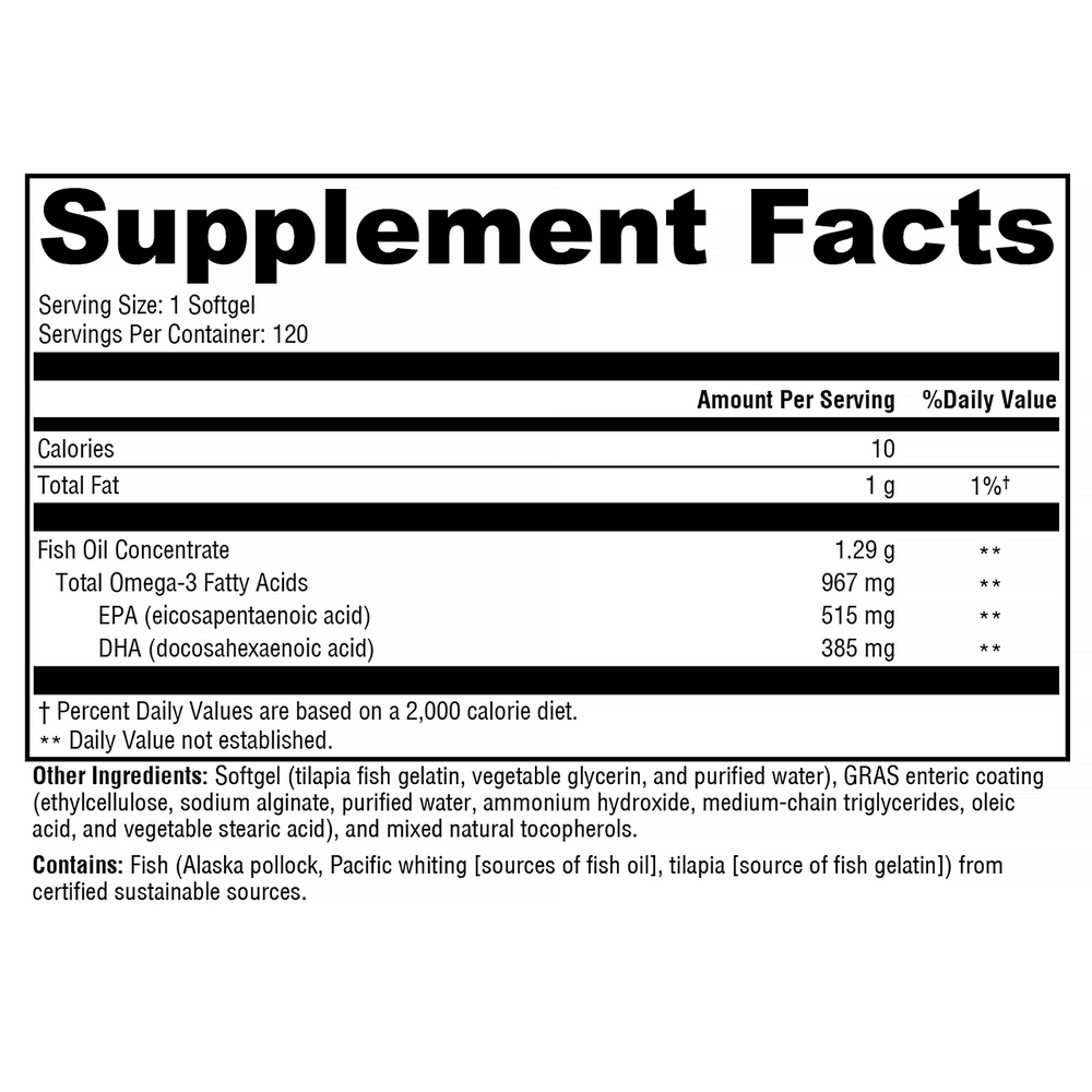 XYMOGEN OmegaPure 900 EC 120 softgels