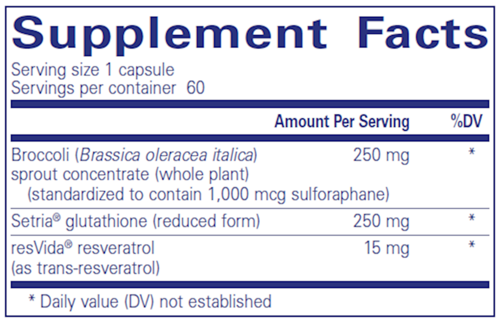 Pure Encapsulations Nrf2 Detox 60 capsules
