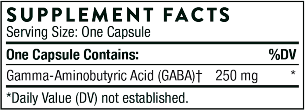 Thorne PharmaGABA-250 60 capsules