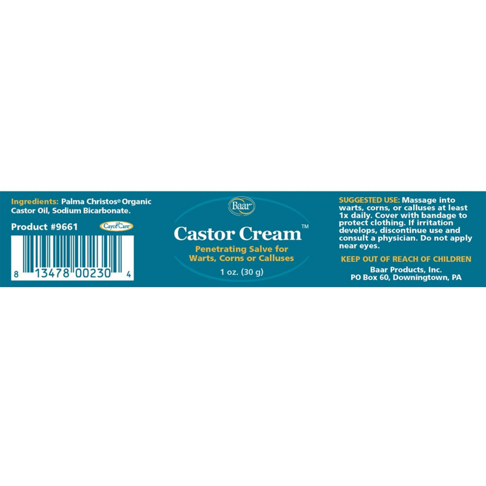Baar Products CastorCream 1 Ounce