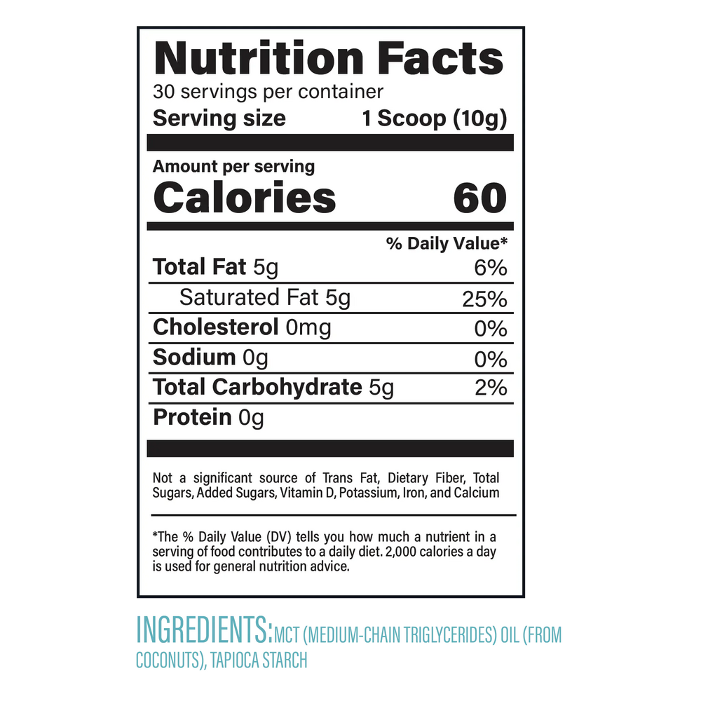 Bubs Naturals MCT Oil Powder 300 Grams