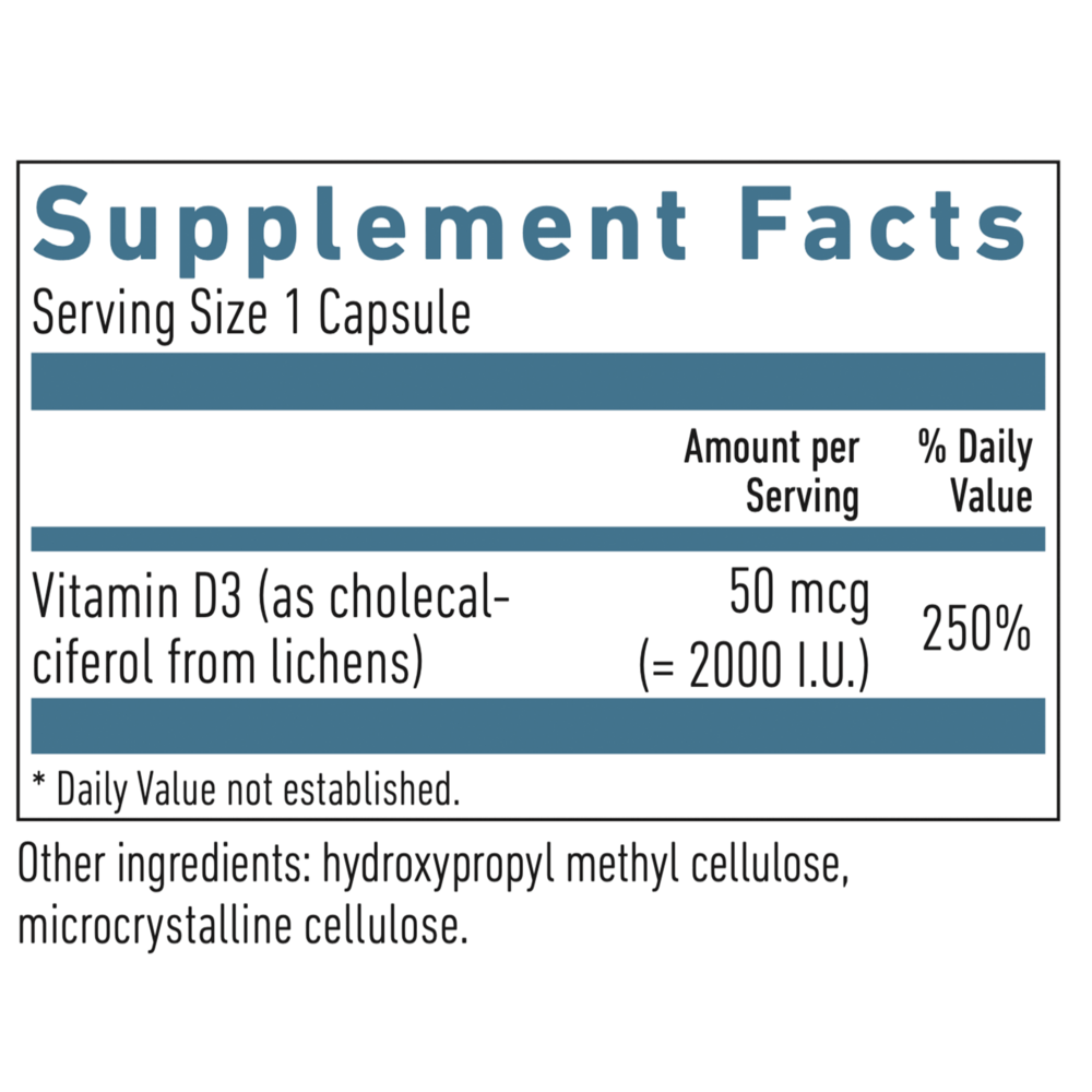 Biogena Vitamin D 2000 Vegan 180 capsules