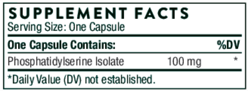 Thorne Phosphatidylserine (formerly Iso-Phos) 60 capsules