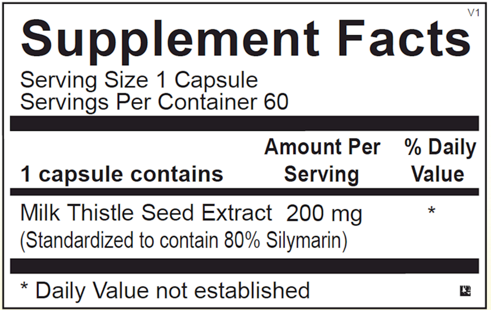Ortho Molecular Products Silymarin Forte 60 capsules