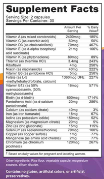 Fairhaven Health Milkies Nursing Postnatal - Lactation Supplement & Postnatal Vitamin 60 capsules