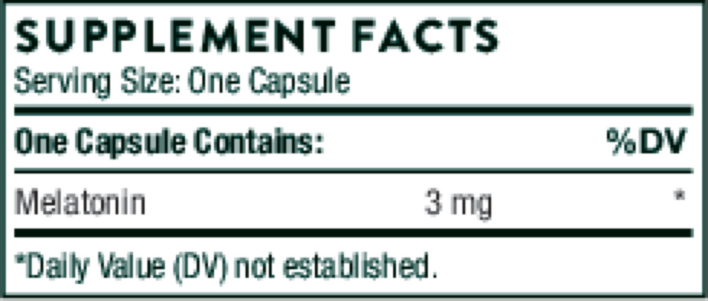 Thorne Melaton-3 60 capsules