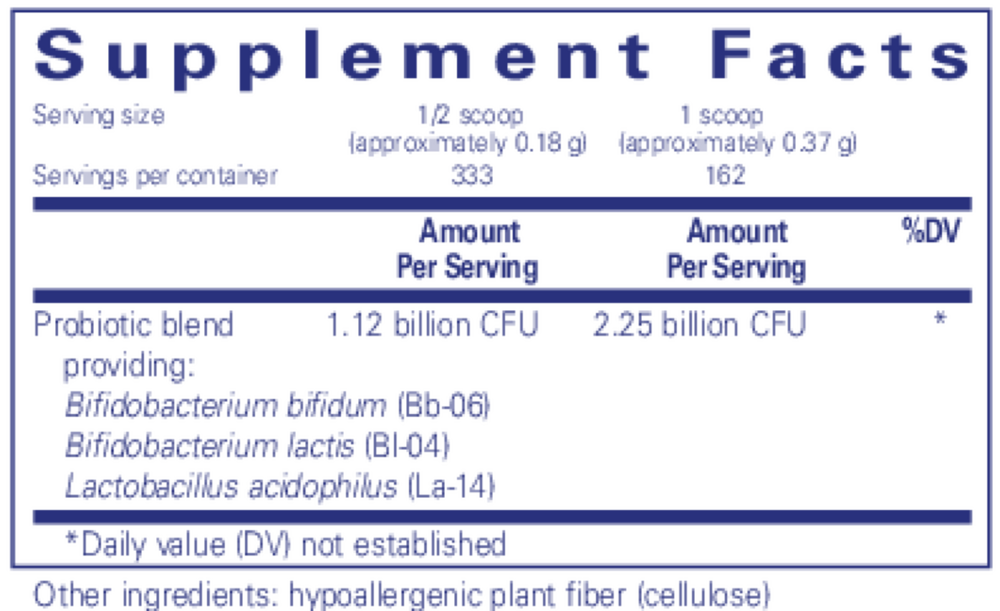 Pure Encapsulations Probiotic 123 60g
