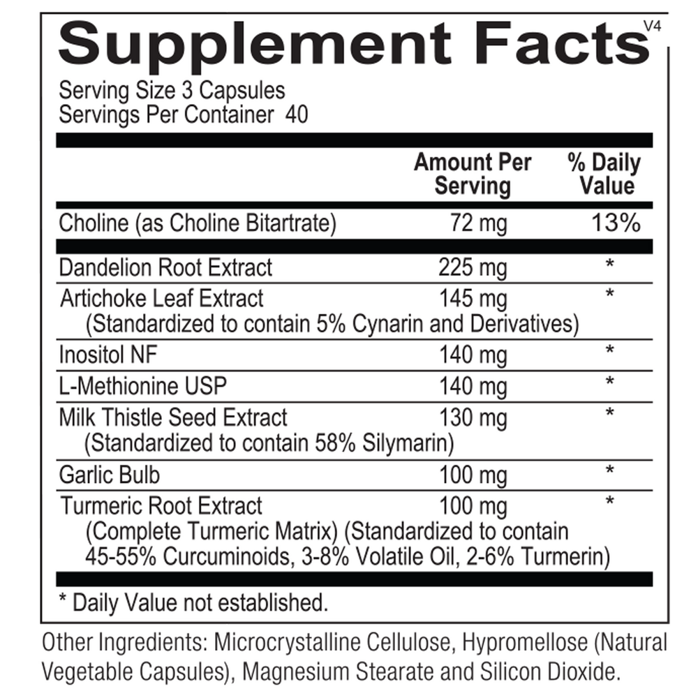 Ortho Molecular Products PhytoCore – Liver & Detoxification Support –120 Capsules