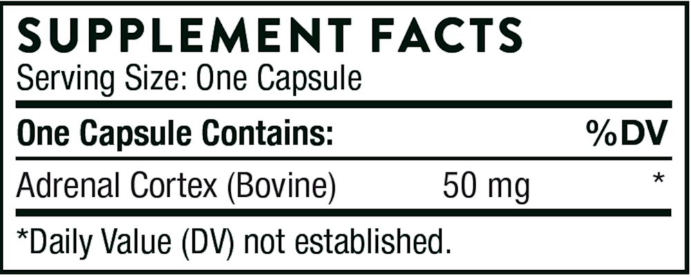 Thorne Adrenal Cortex 60 capsules