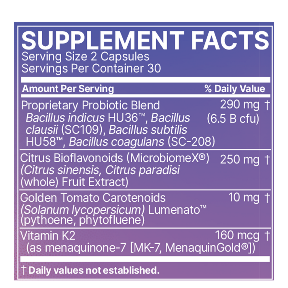 Microbiome Labs SereneSkin 60 capsules
