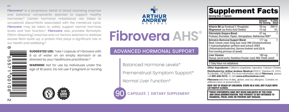 Arthur Andrew Medical FibroVera 90 capsules