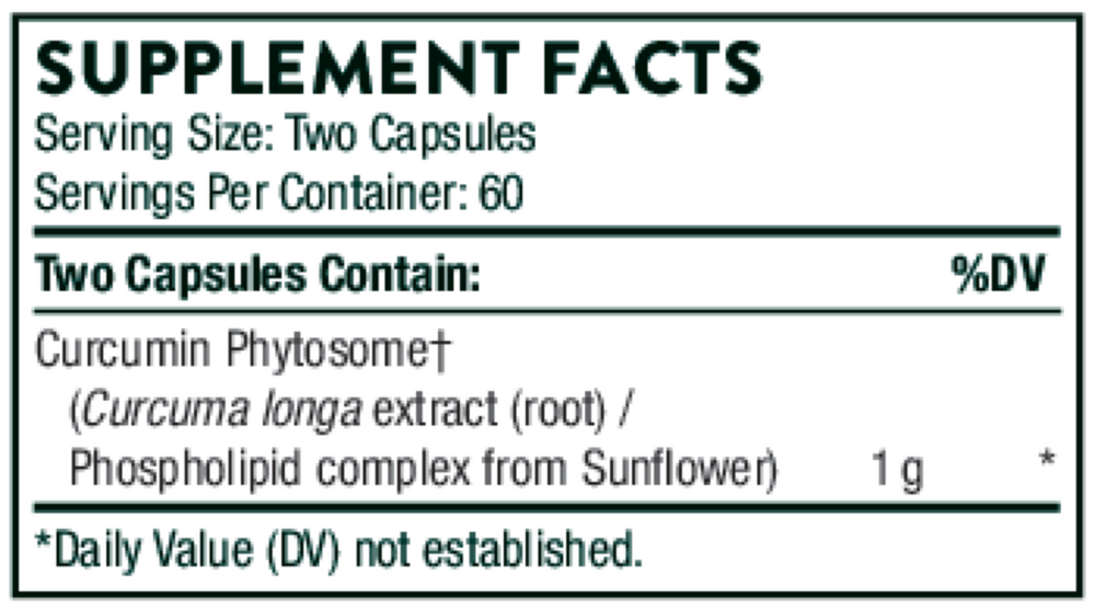 Thorne Curcumin Phytosome (formerly Meriva) 120 capsules