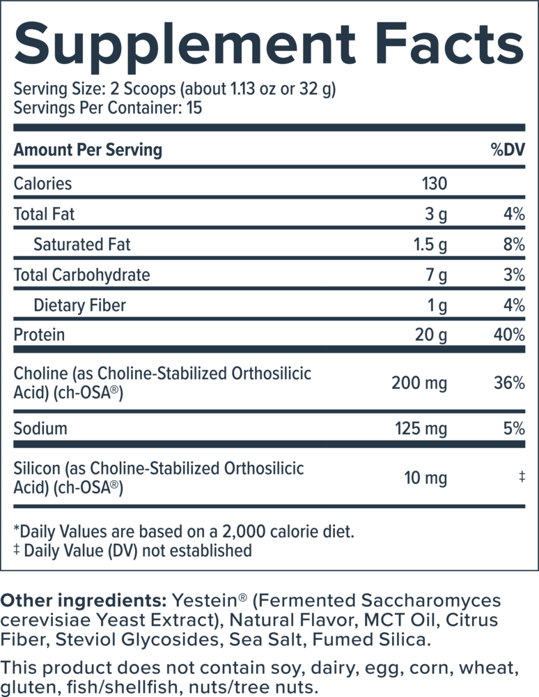 Biosil® Daily Beauty Protein Vanilla 480 Grams