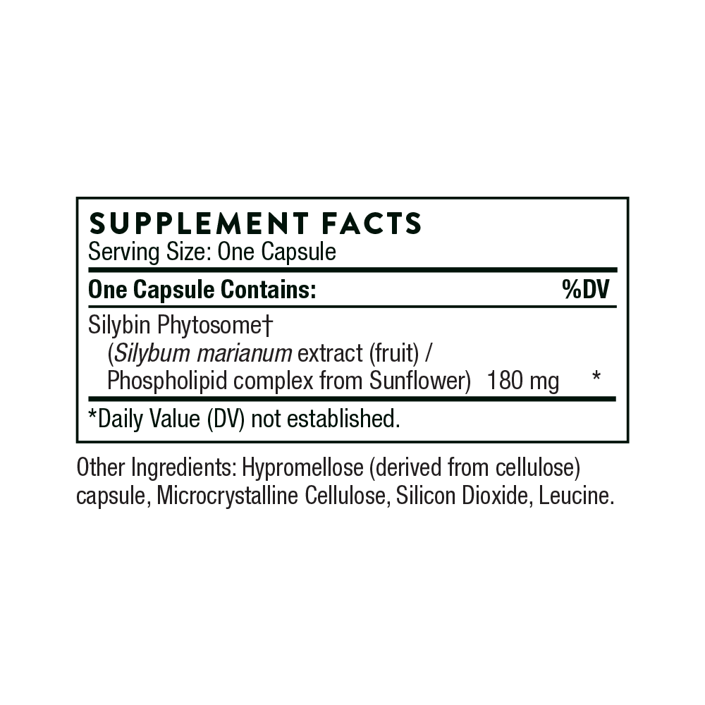Thorne Milk Thistle Phytosome (formerly Siliphos) 90 capsules