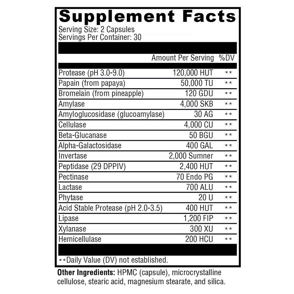 XYMOGEN XymoZyme (Protease) 60 capsules