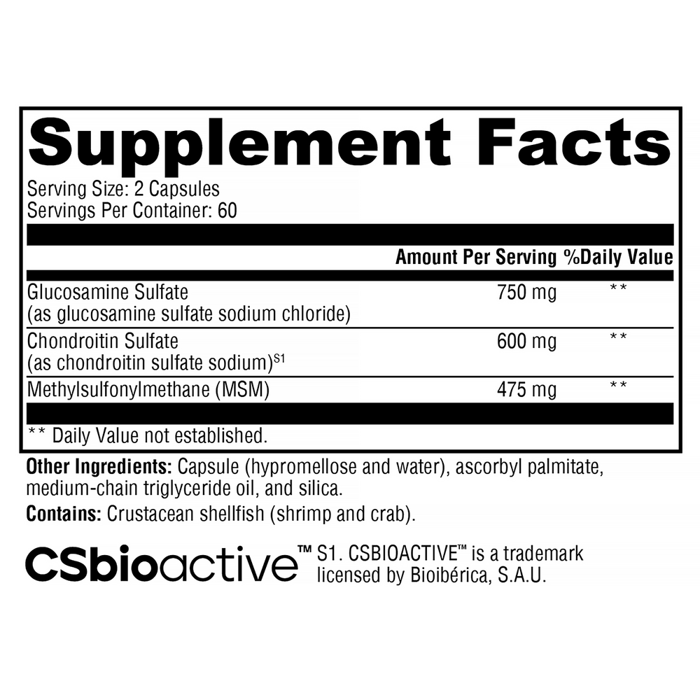 XYMOGEN SynovX Recovery 120 capsules