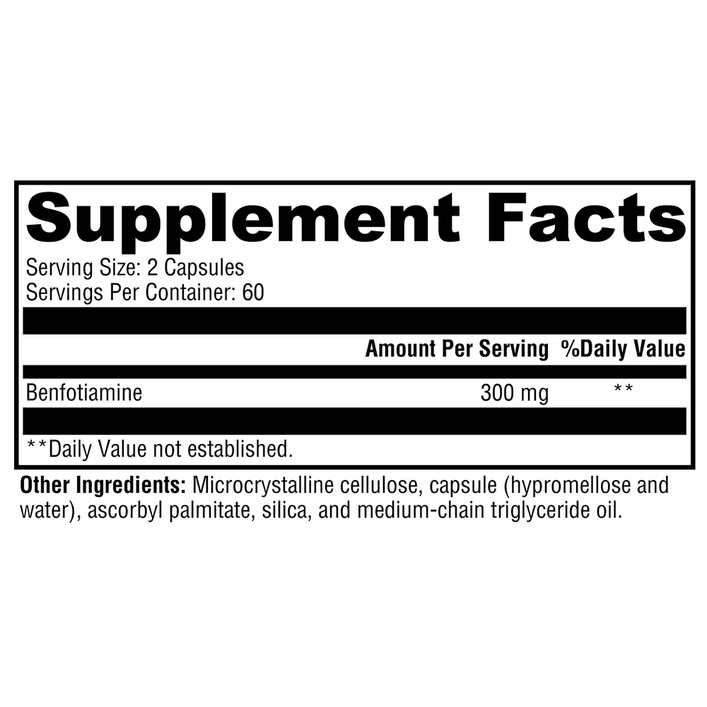 XYMOGEN Benfotiamine 120 capsules