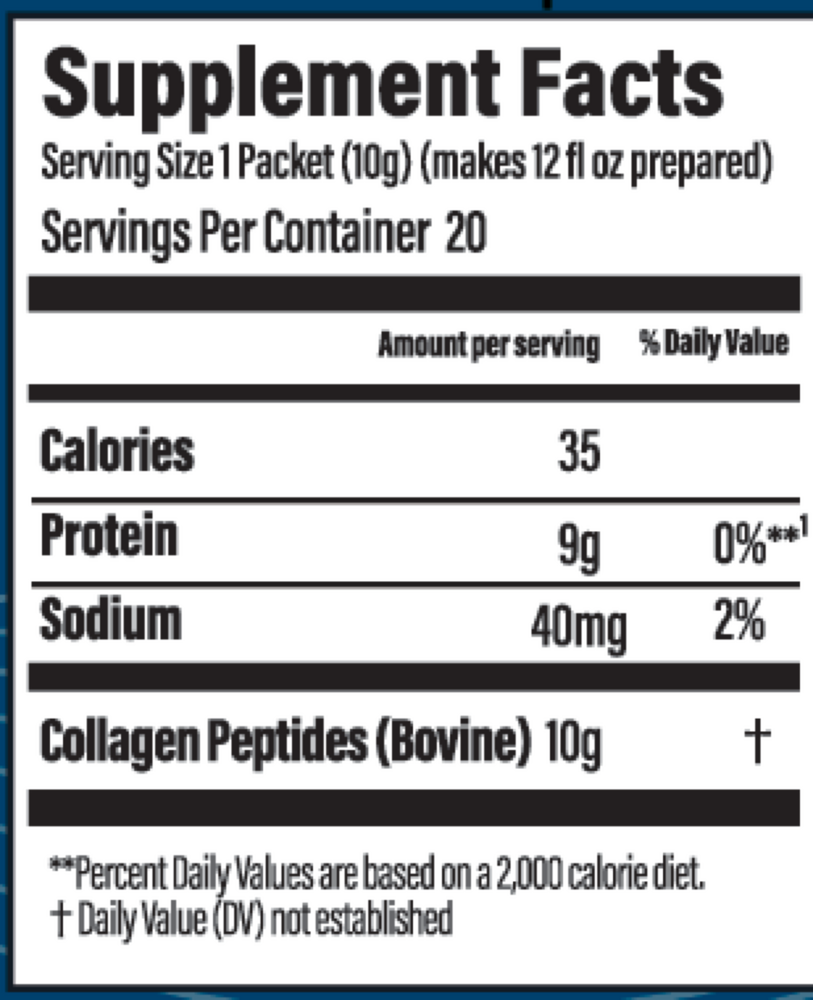 Bubs Naturals Collagen Protein Packets 20 packets