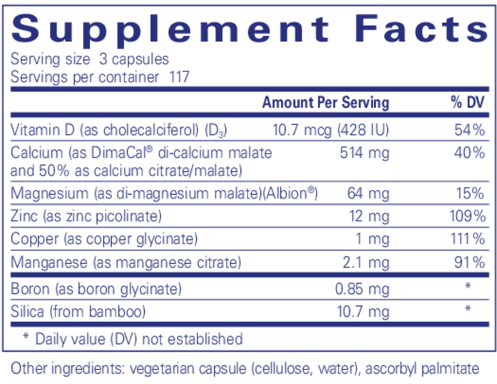 Pure Encapsulations Osteobalance 350 capsules