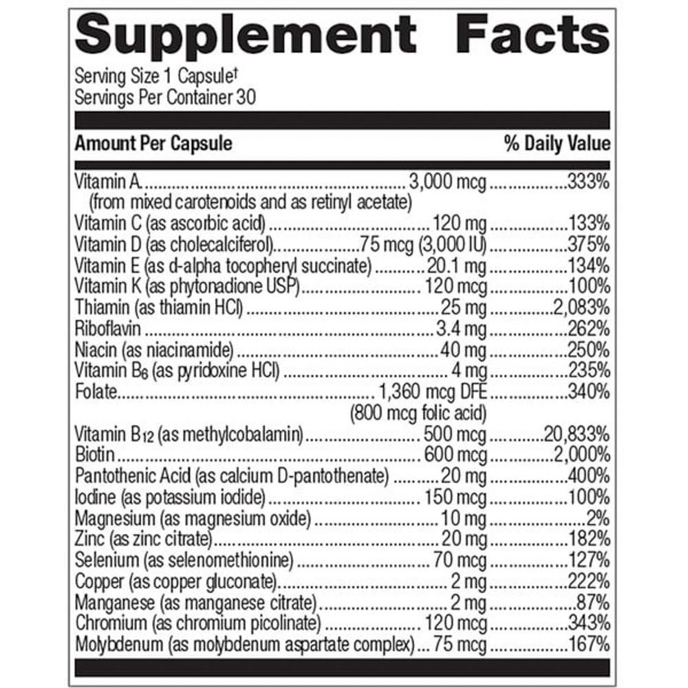 Bariatric Advantage Ultra Solo without Iron 30 capsules