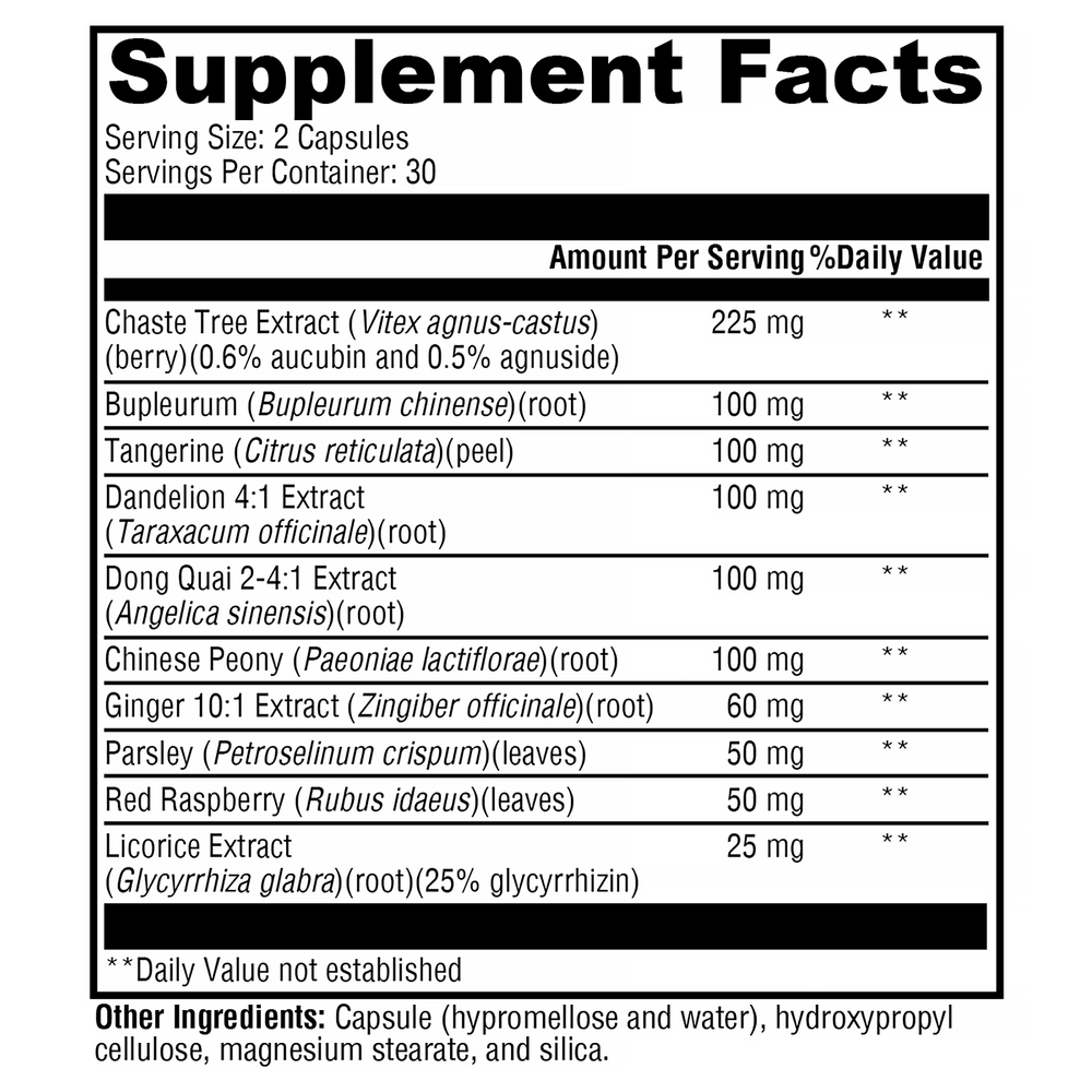 XYMOGEN PMS Soothe 60 capsules