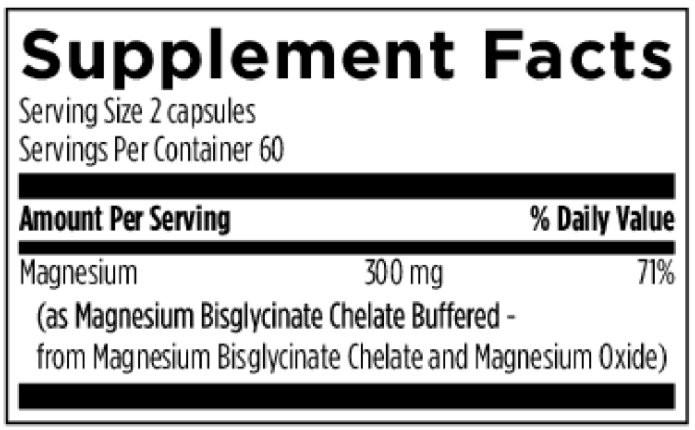 Designs For Sport Magnesium Bisglycinate 120 capsules
