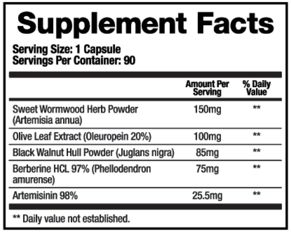 BioMatrix Para-X (formerly Paracid-X) 90 capsules