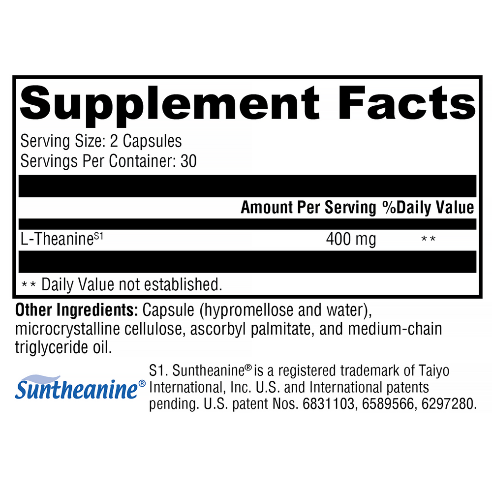 XYMOGEN L-Theanine 60 capsules