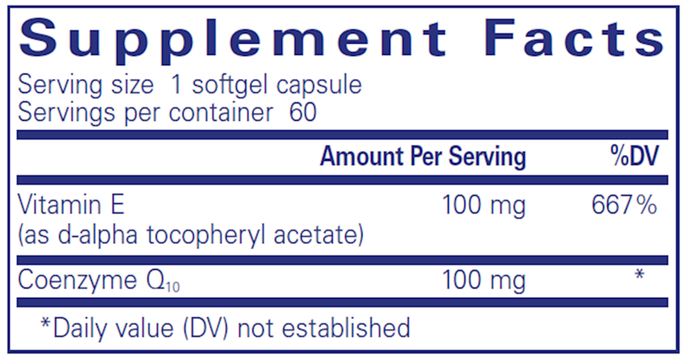 Pure Encapsulations Q-Gel 100 60 capsules
