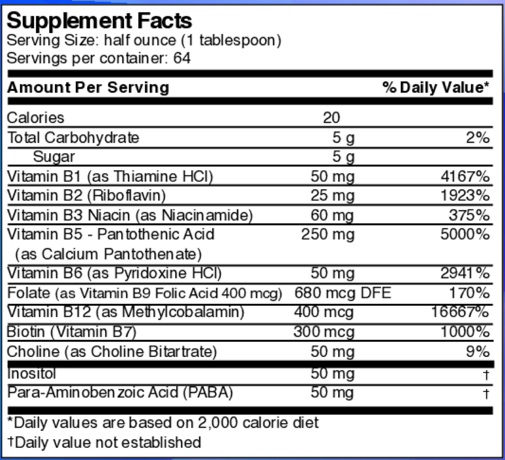 Dr's Advantage Liquid Ultra B-Complex 946.3ml