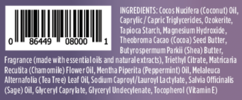 Crystal Magnesium Enriched Lavender & Rosemary Deodorant 70g
